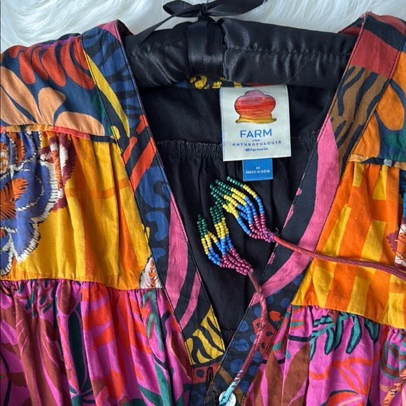 FARM Rio Multicolor Maxi Dress - Picture 1 of 7